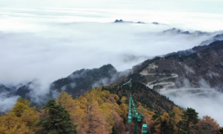 太白山拂云閣索道于4月10日開通運(yùn)營